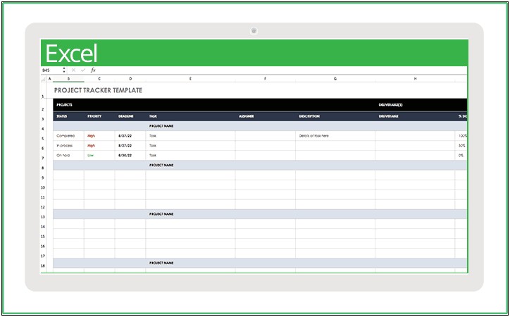 Free Excel Project Management Tracking Templates Download