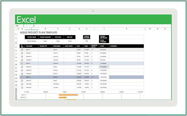 Free Excel Task Management Tracking Templates