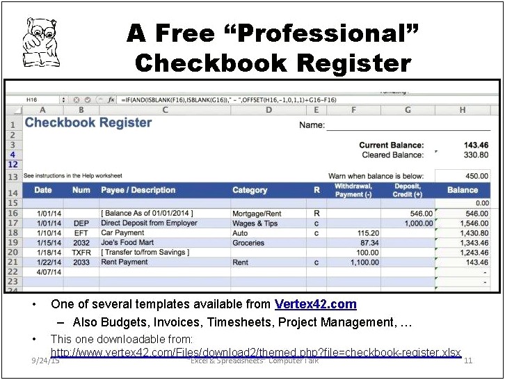 Free Excel Templates And Spreadsheets Vertex42vertex42