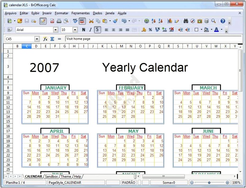 Free Excel Templates Calendar Creator 1.0.1