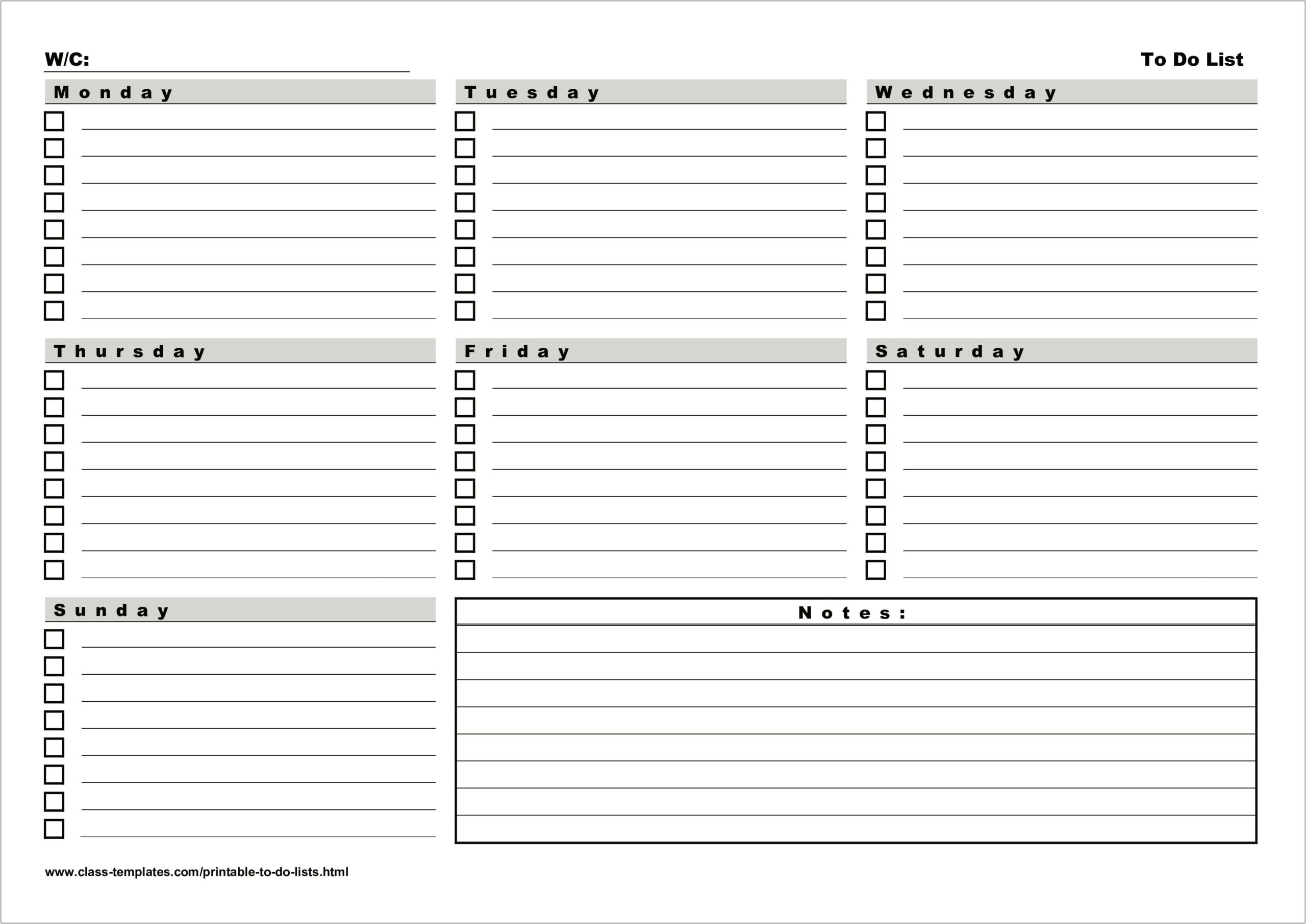 Free Excel To Do List Template Download