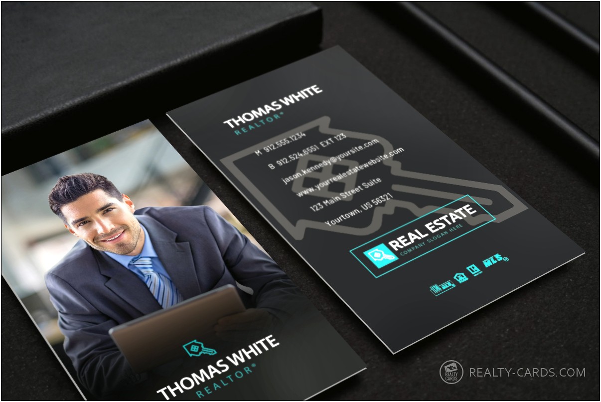 Free Exit Realty Real Estate Business Cards Template
