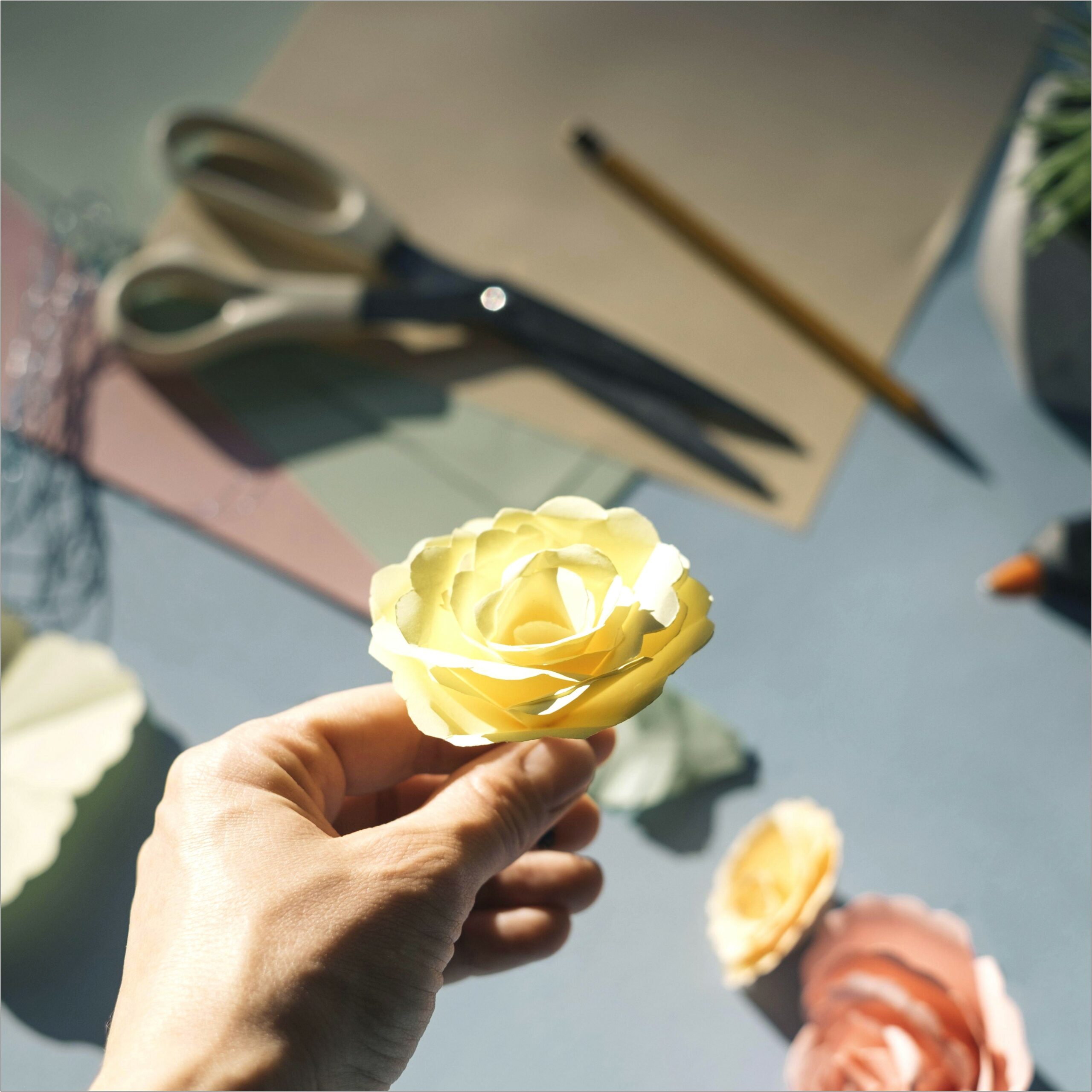 Free Extra Large Paper Flower Template