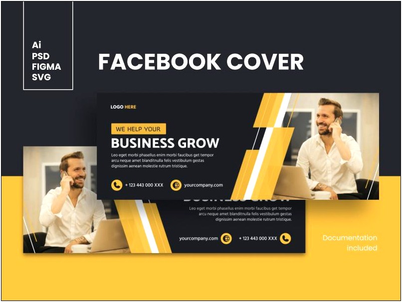 Free Facebook Business Cover Page Svg Templates