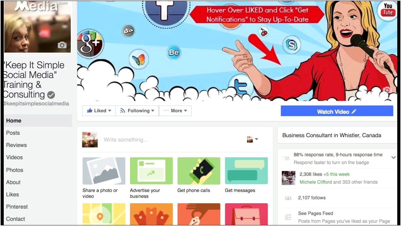 Free Facebook Posting Template For Business Pages
