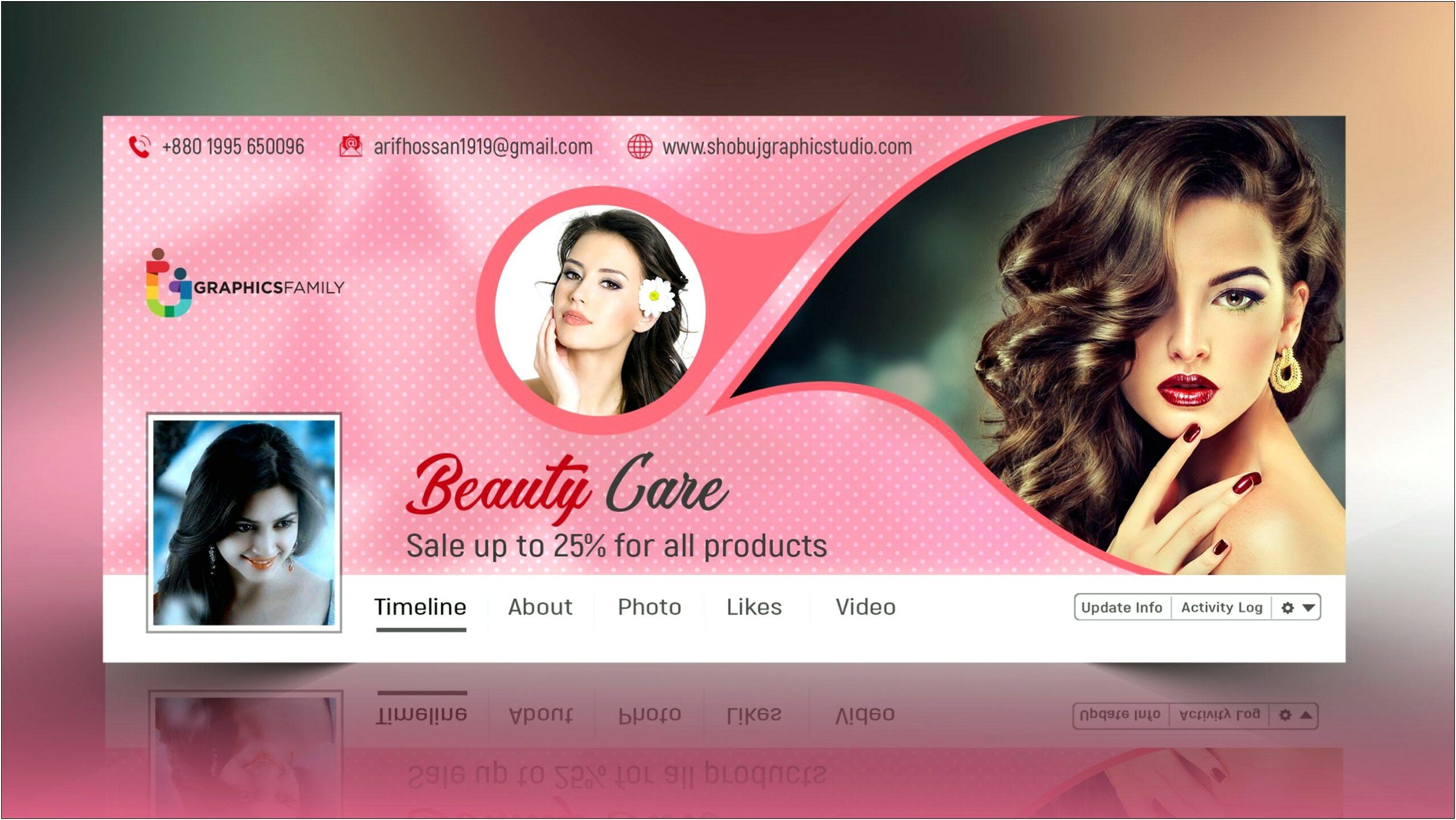 Free Facebook Timeline Cover Page Psd Template
