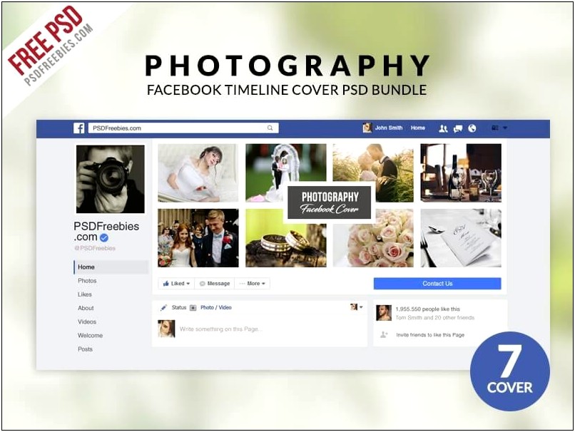 Free Facebook Timeline Cover Template Psd