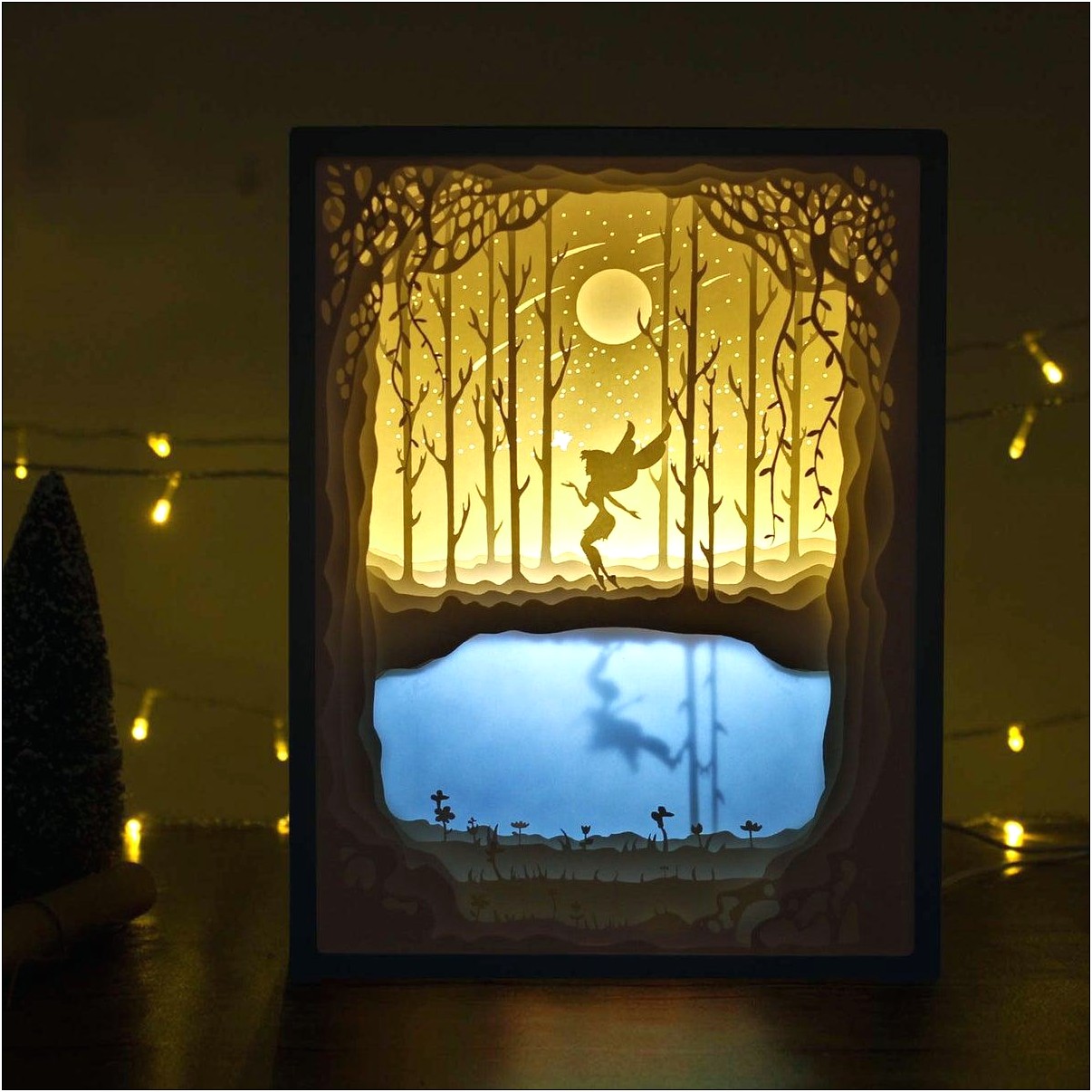 Free Fairytale Papercut Light Box Template