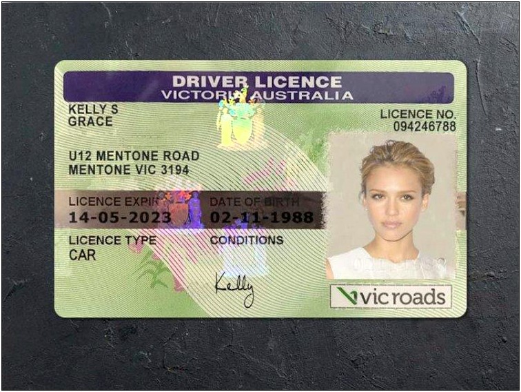 Free Fake Drivers License Template Photoshop
