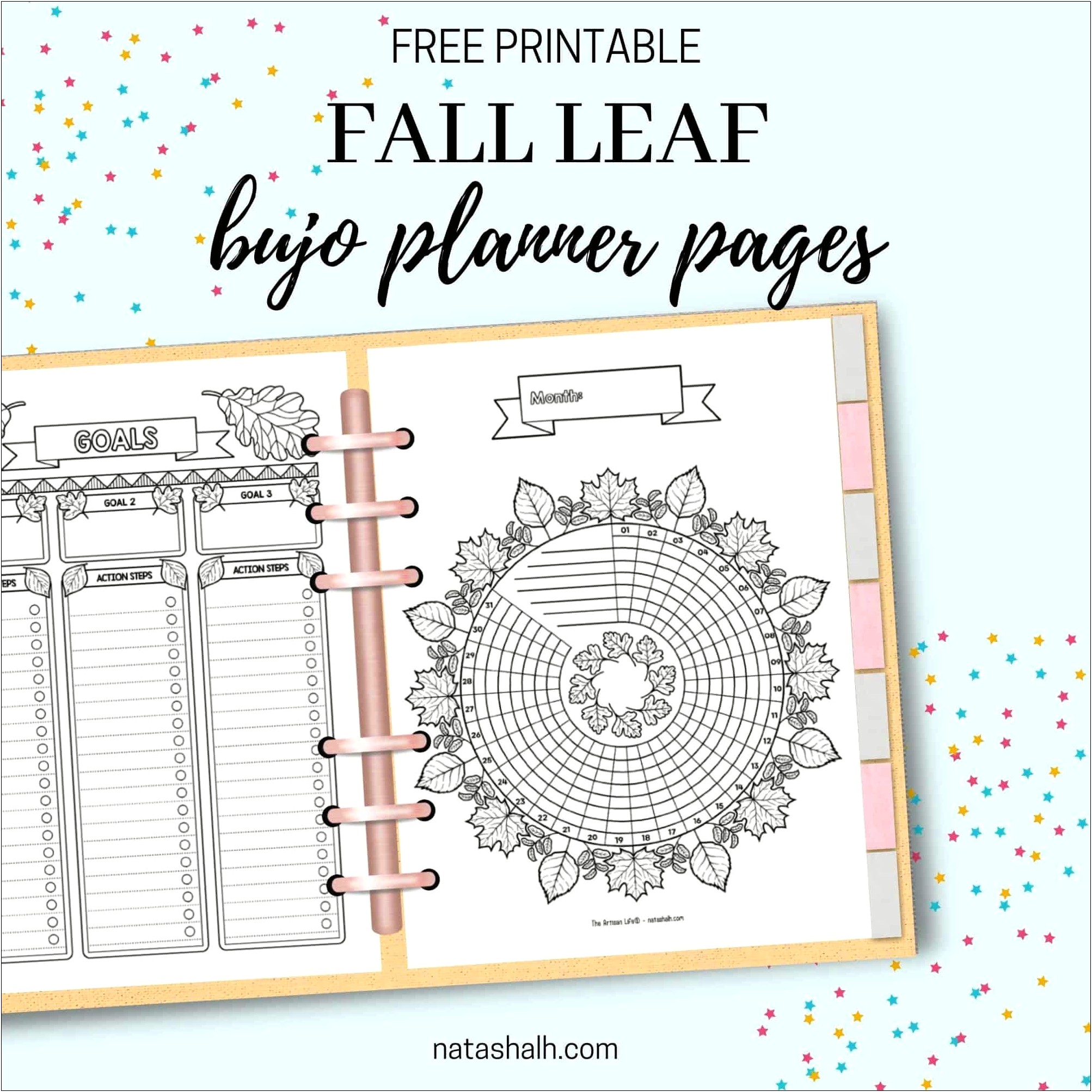 Free Fall Theme House Party Template Printable