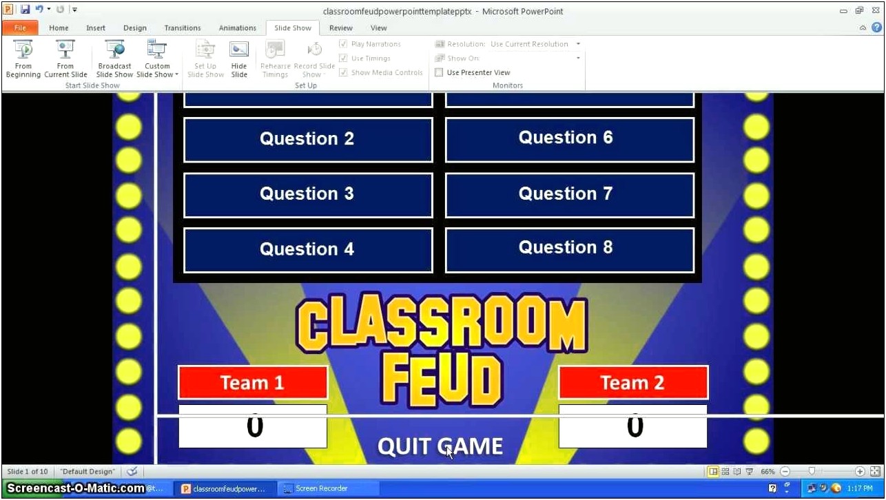 Free Family Feud Game Template Download