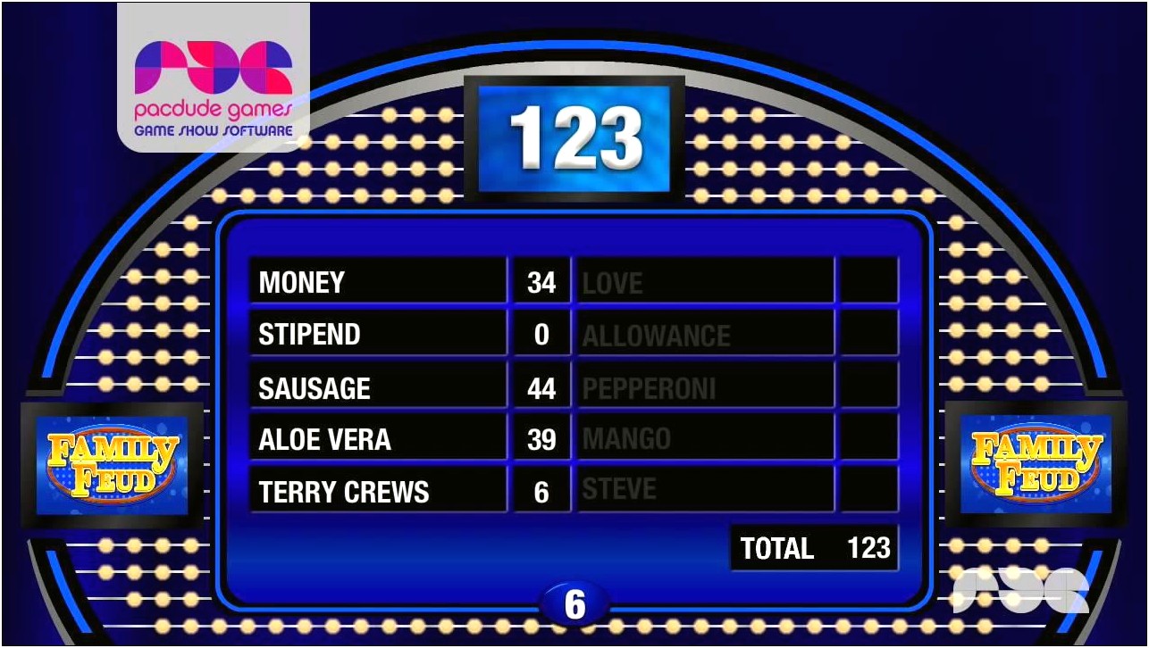 Free Family Feud Powerpoint 2016 Template