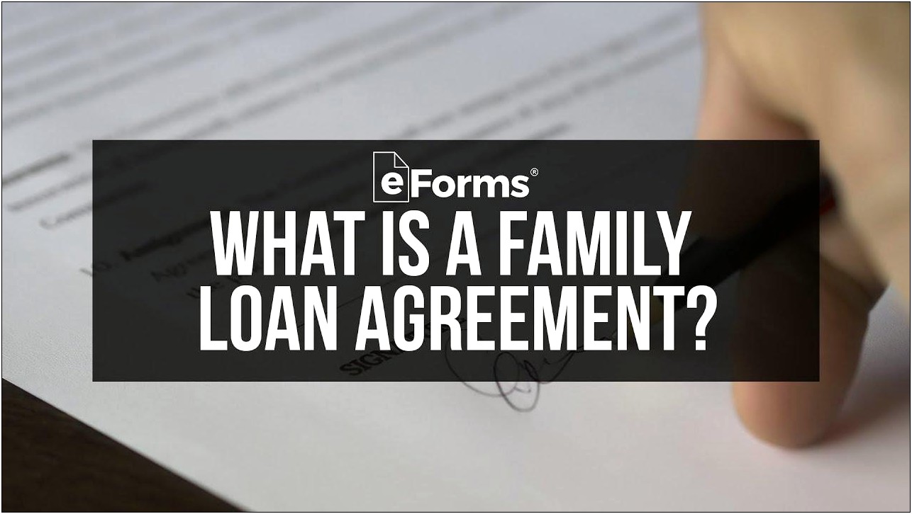 Free Family Loan Agreement Template Nz