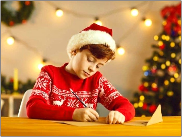 Free Father Christmas Letter Template Uk