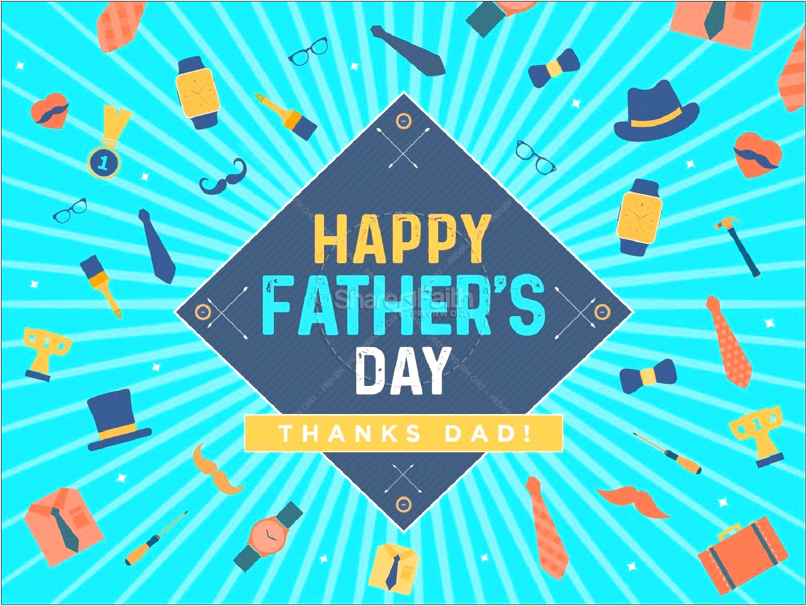 Free Father's Day Powerpoint Templates