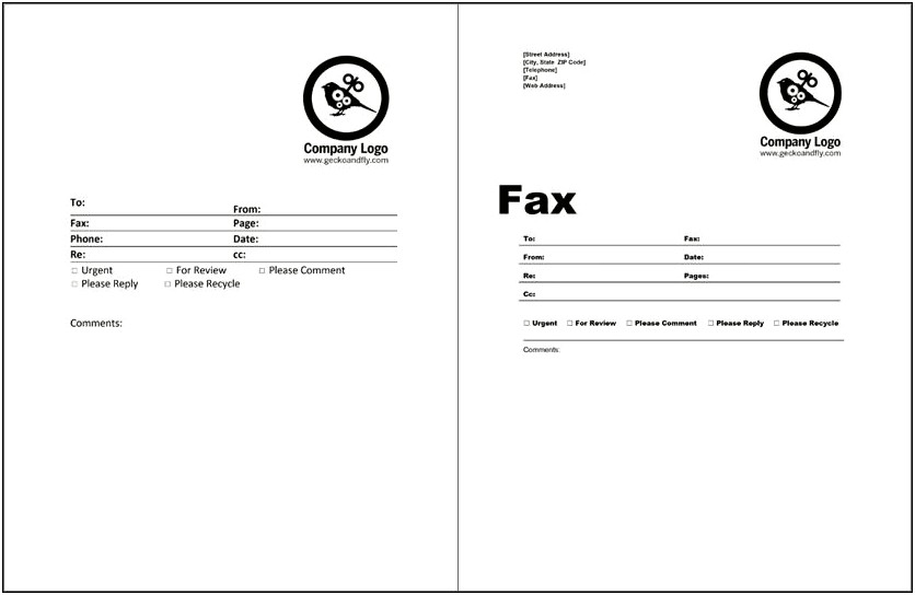 Free Fax Cover Sheet Template Word 2010