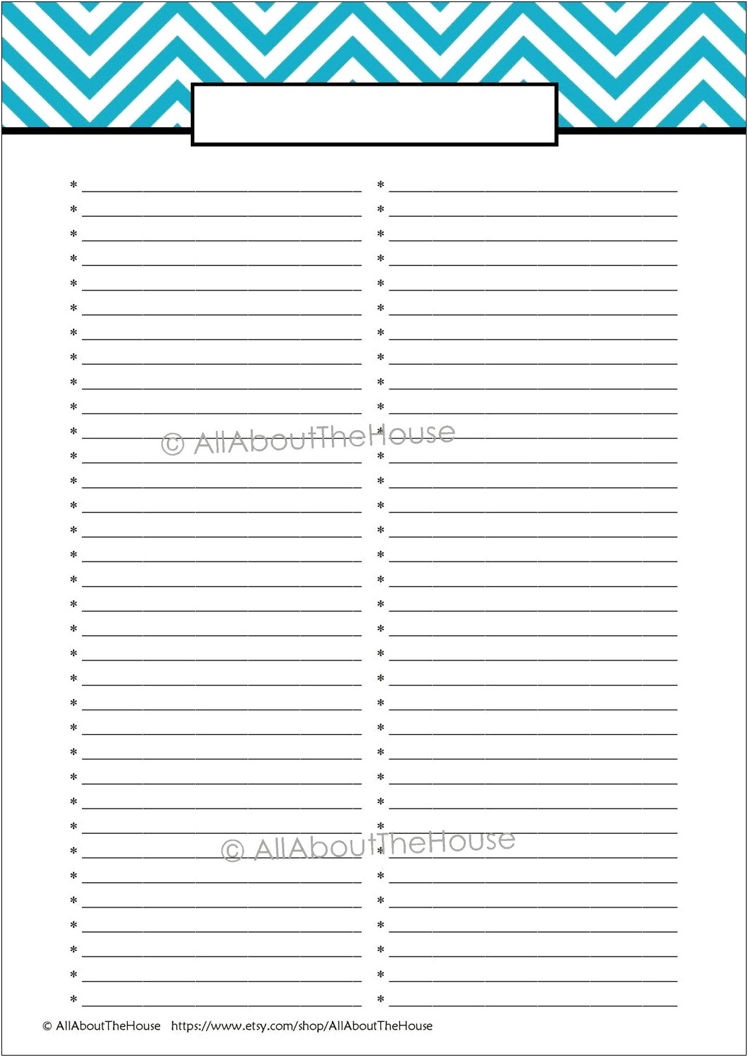 Free Fillable To Do List Template