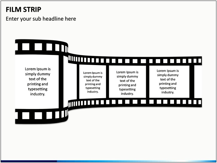 Free Film Strip Roll Template To Insert Photos