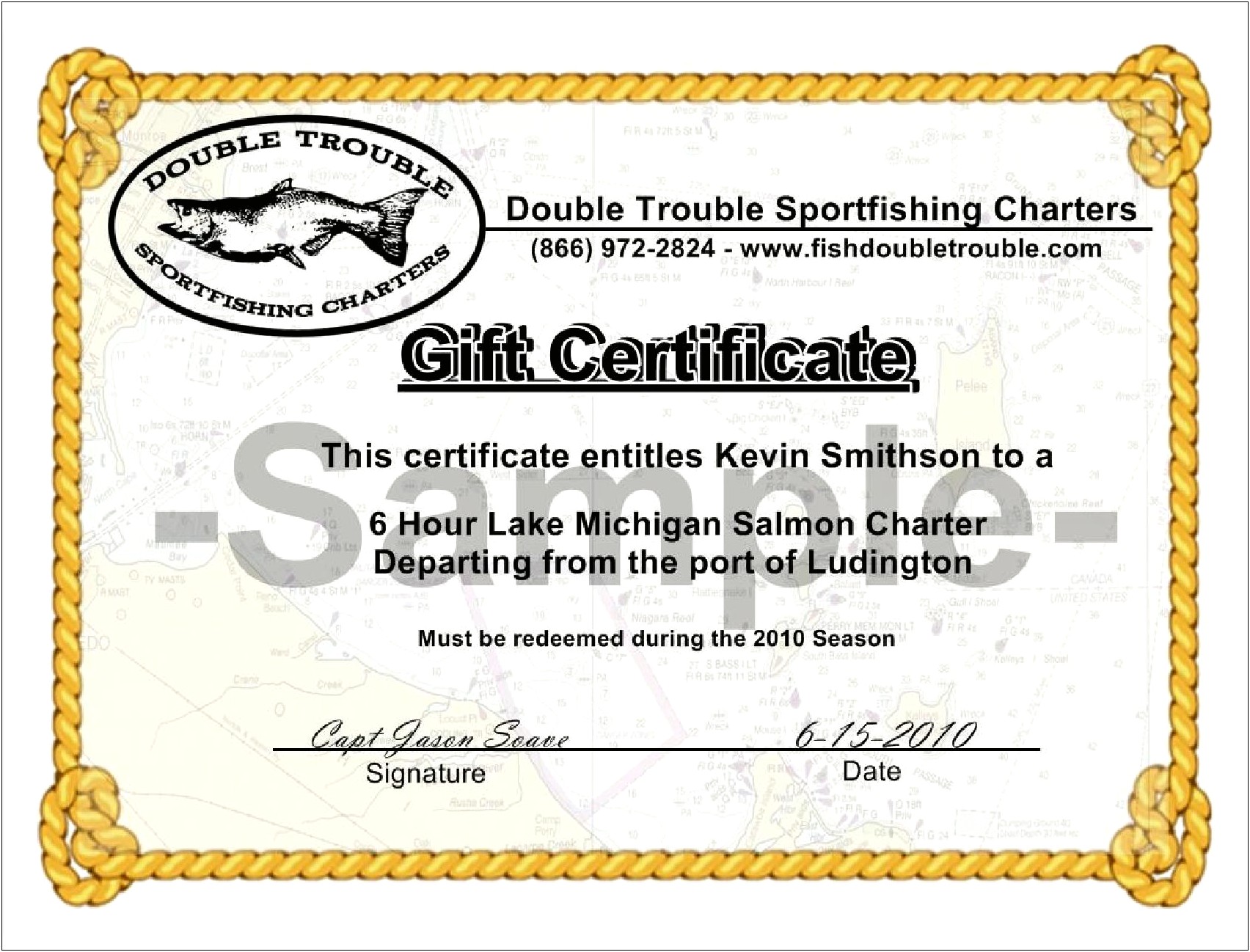 Free Fishing Trip Gift Certificate Template Workinh