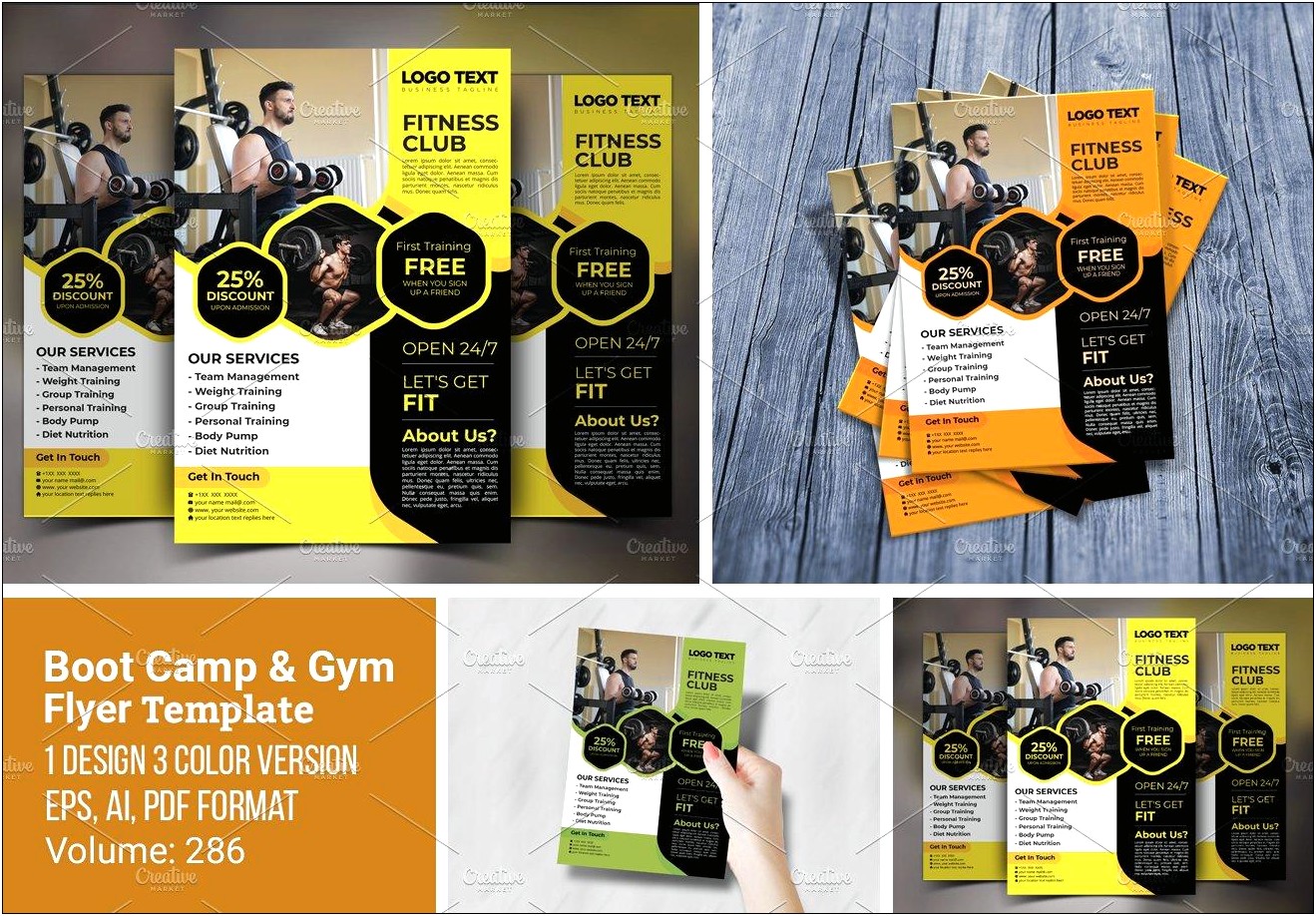 Free Fitness Boot Camp Flyer Template