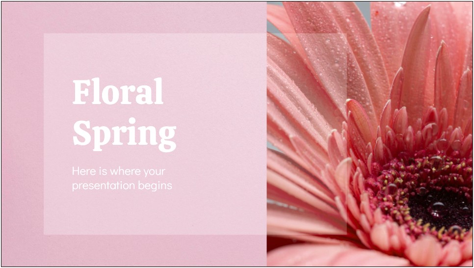 Free Floral Template I Can Type On