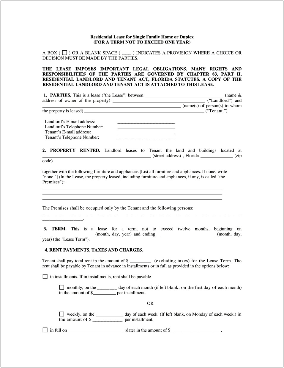 Free Florida Rental Application Templates Pdf & Docx Formswiftformswift