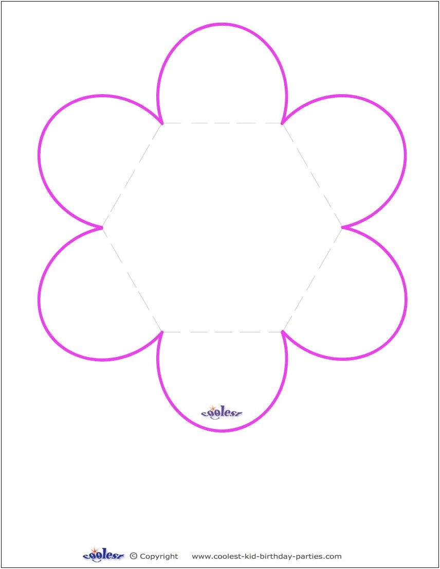 Free Flower Cut Out Template For Tags