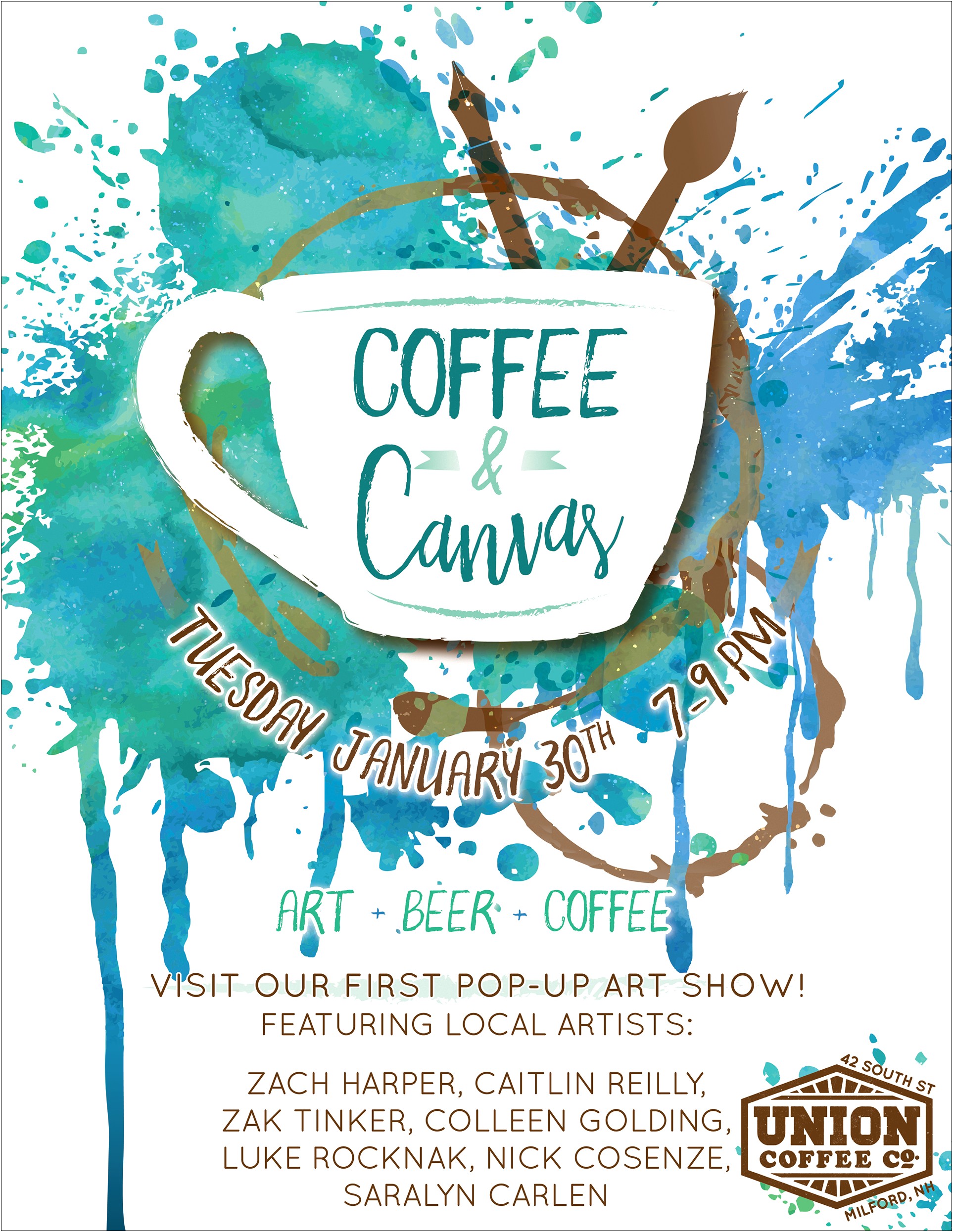Free Flyer Templates Coffee And Canvas