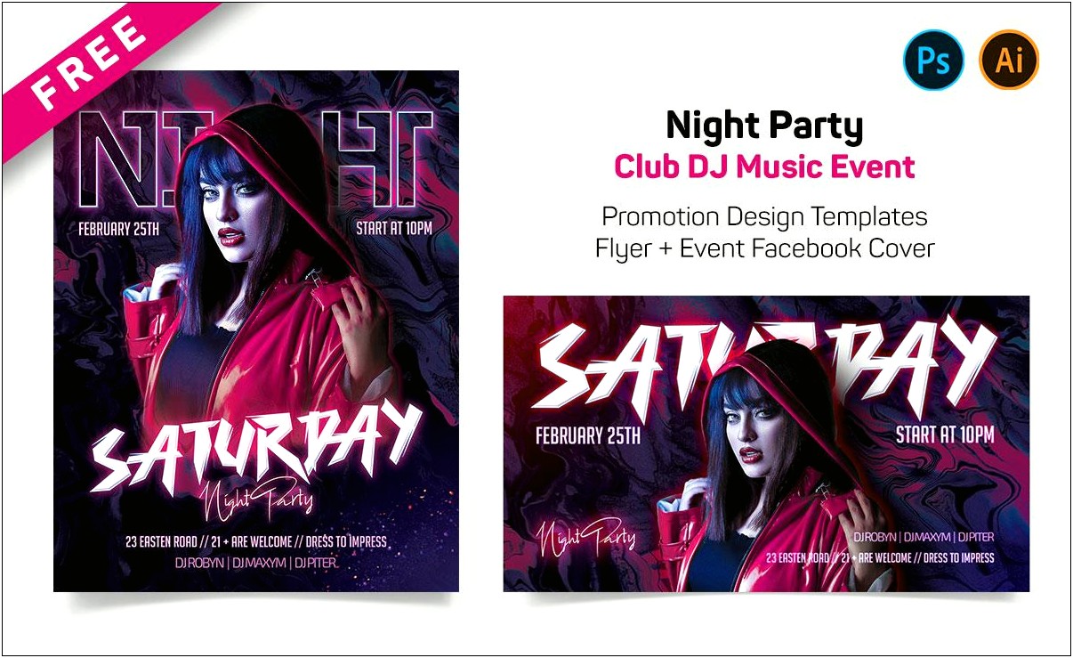 Free Flyer Templates For Adobe Illustrator
