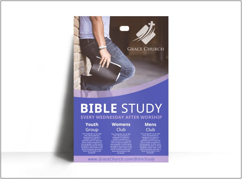 Free Flyer Templates For Christian Mens Support Group