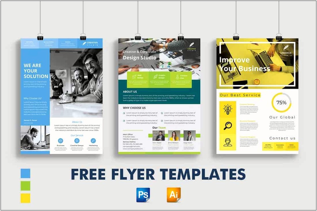 Free Flyer Templates List Of Services