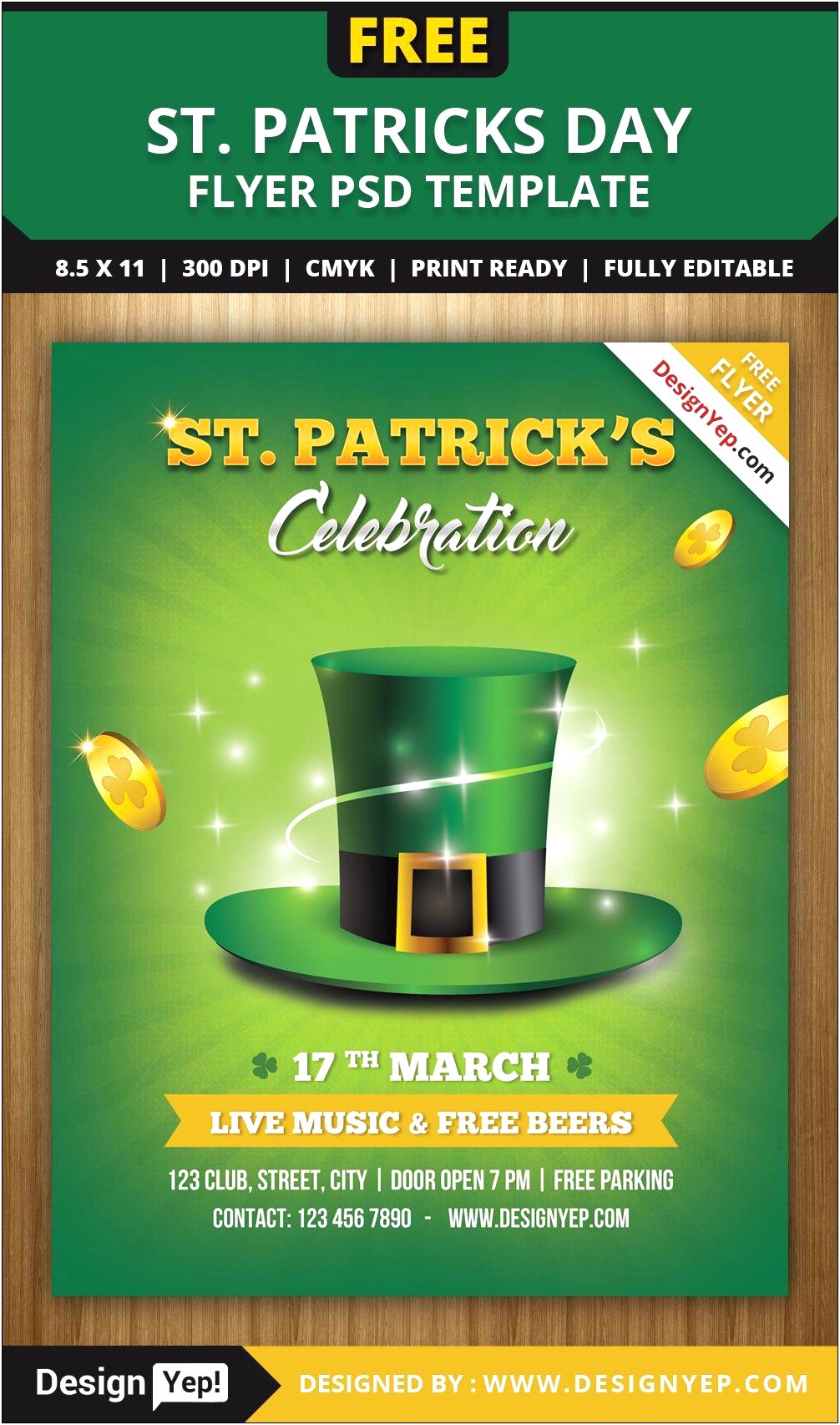 Free Flyer Templates St Patrick's Day