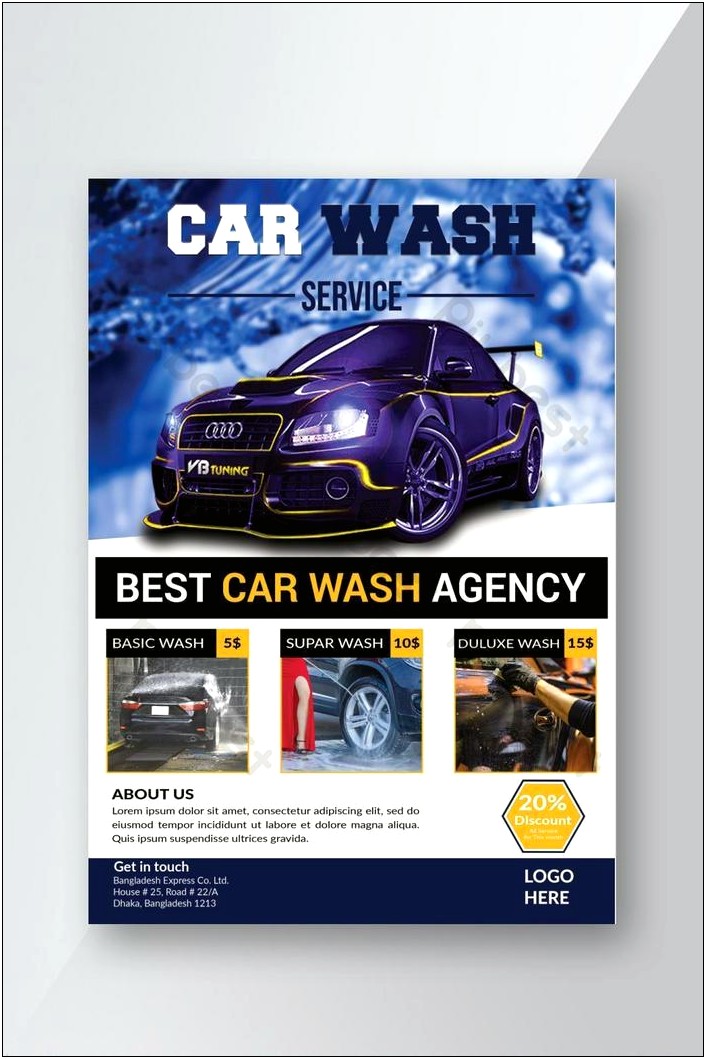Free Flyers Templates For Car Wash