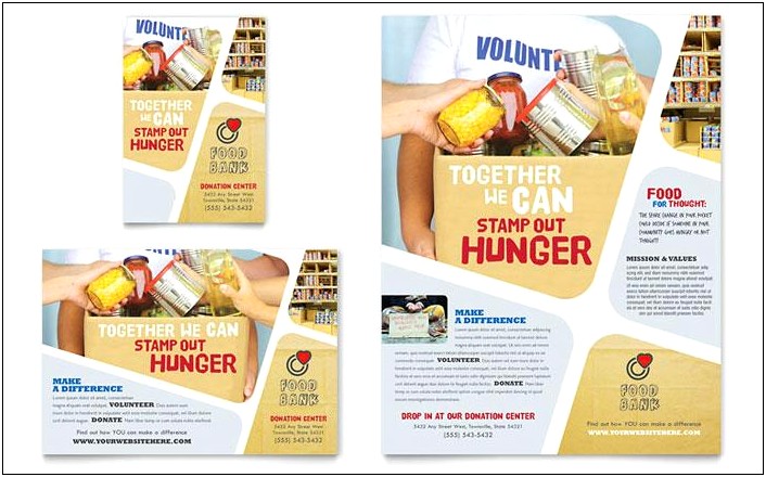 Free Food Drive Flyer Template Word