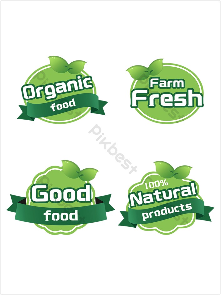 Free Food Labels Design Template Downloads