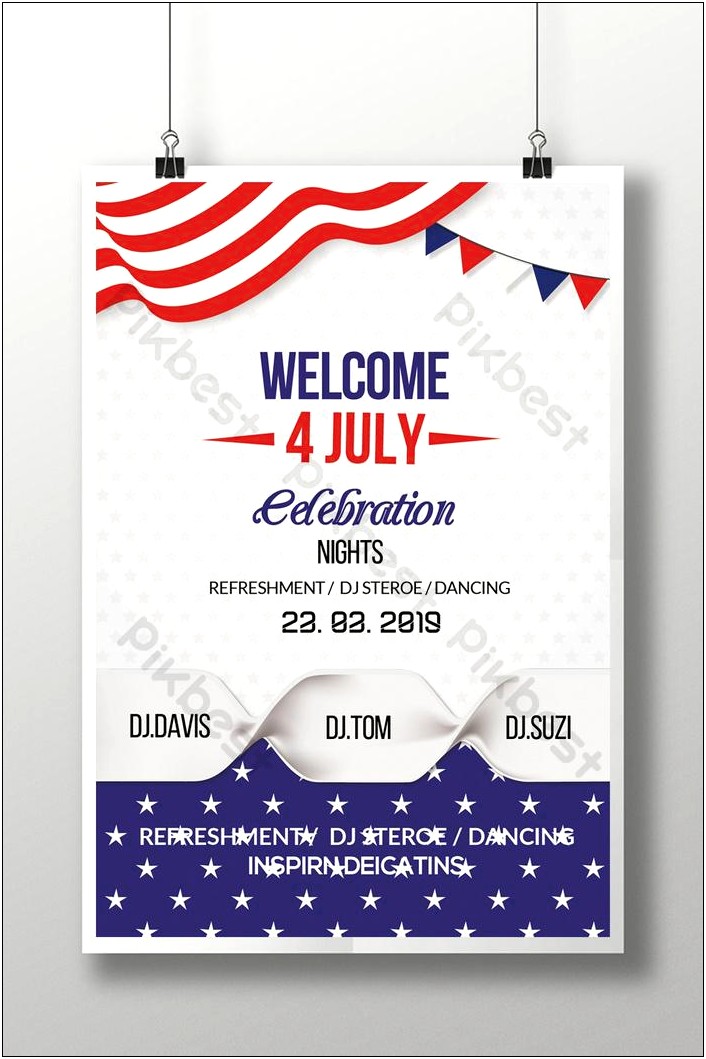 Free Fourth Of July Flyer Templates