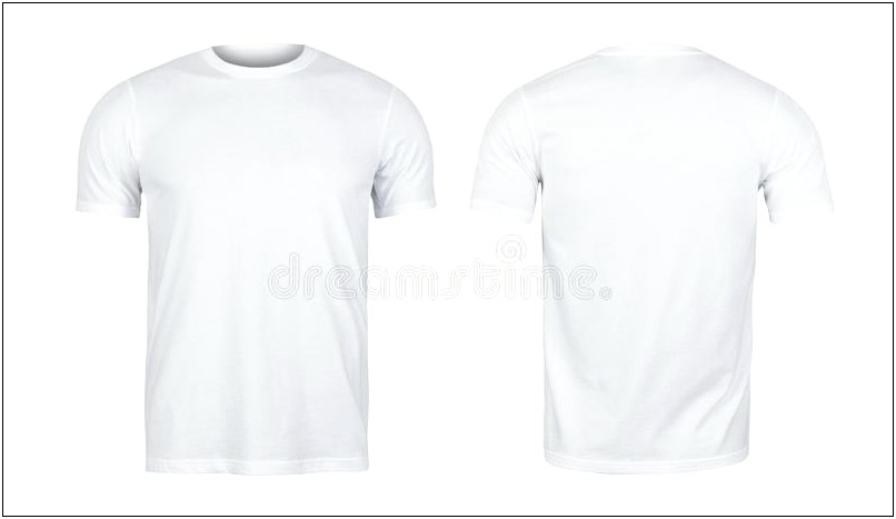 Free Front And Back T Shirt Template