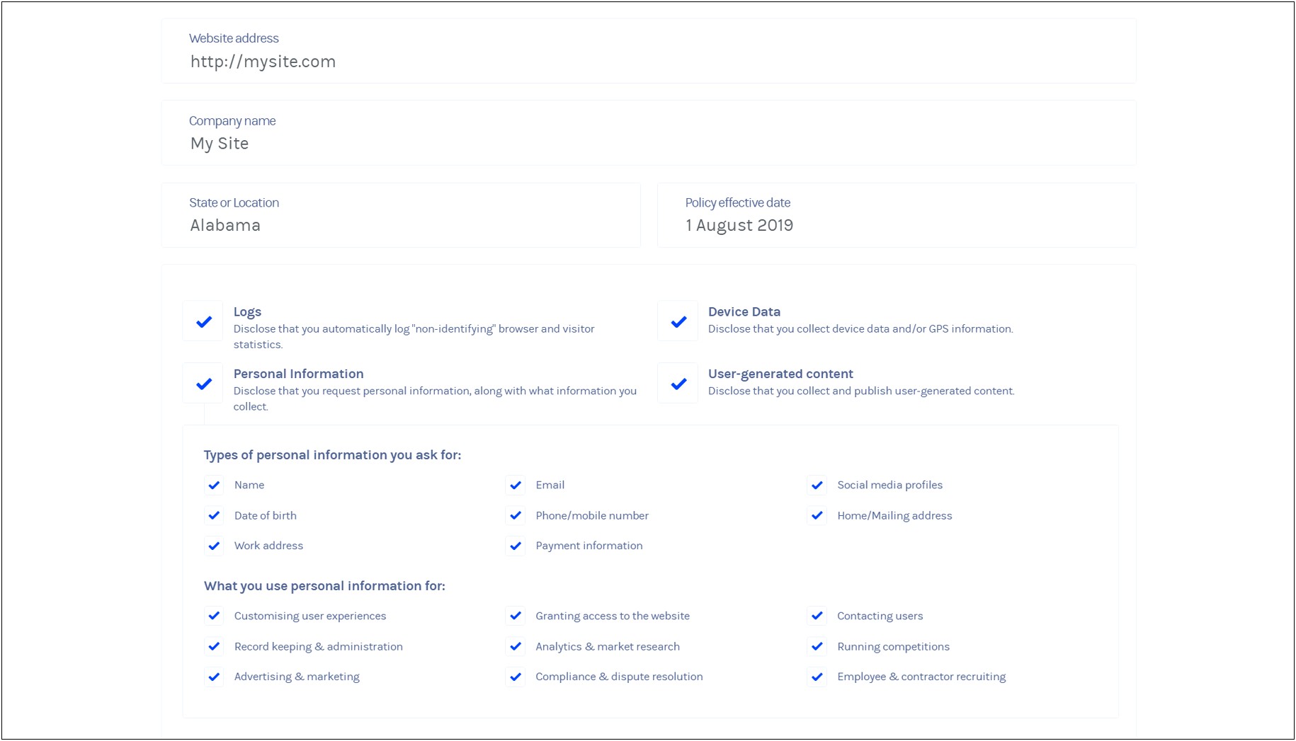 Free Gdpr Employee Privacy Policy Template