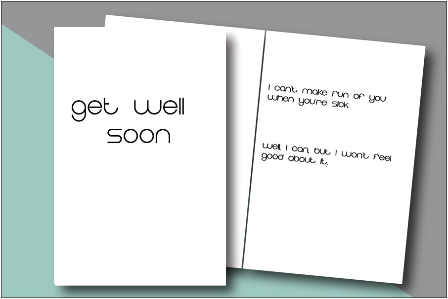 Free Get Well Card Templates Printable