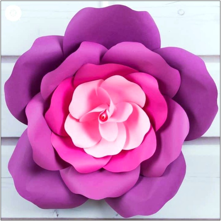 Free Giant Paper Flower Template Pdf