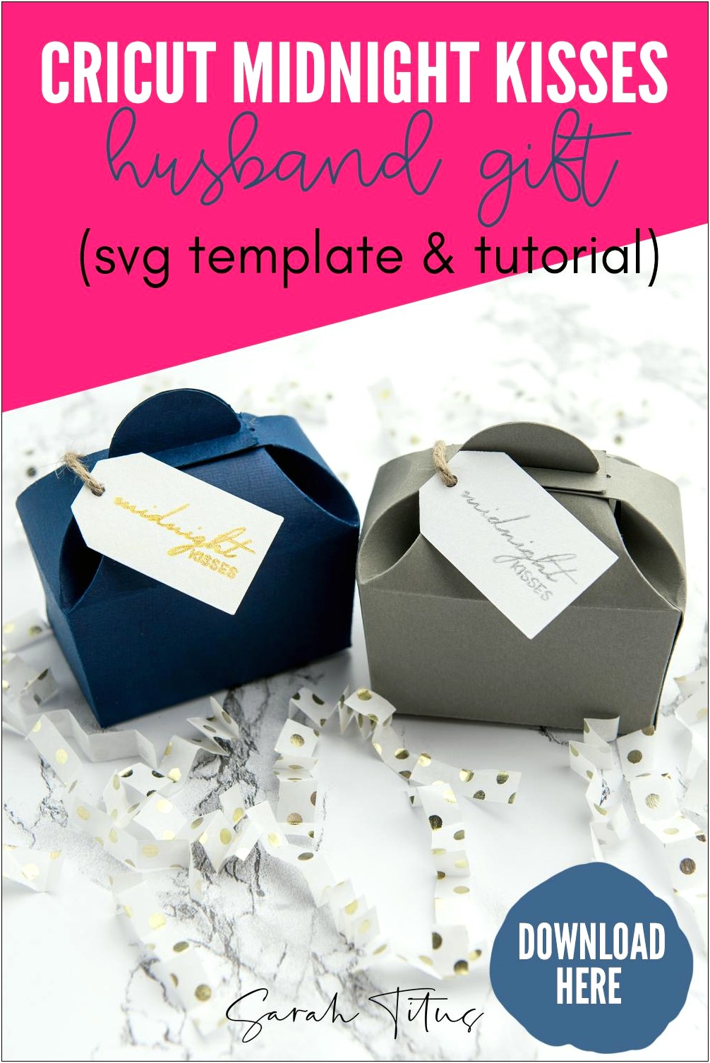 Free Gift Box Template For Cricut