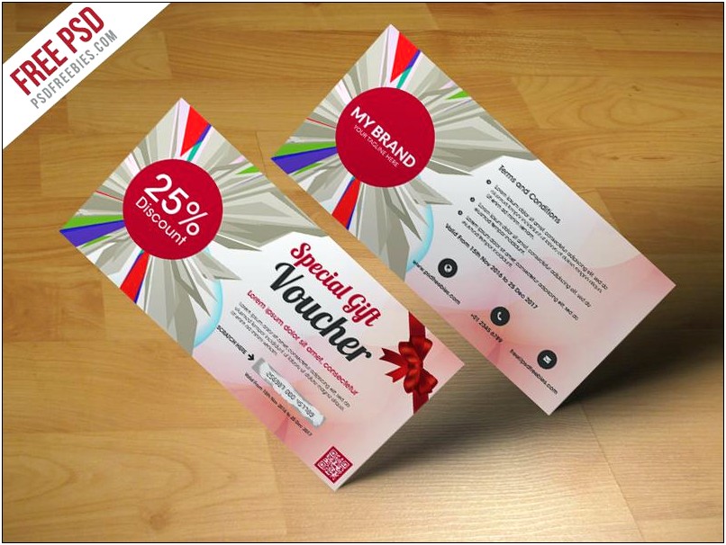 Free Gift Voucher Template Free Download