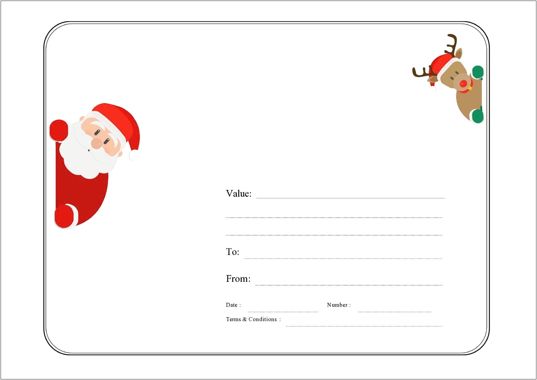 Free Gift Voucher Template To Print