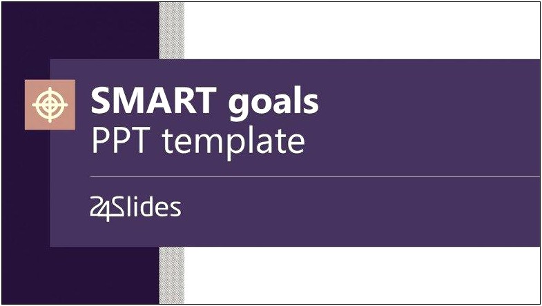 Free Goals And Objectives Powerpoint Template