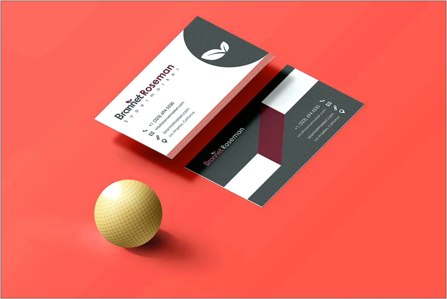 Free Golf Course Business Card Template