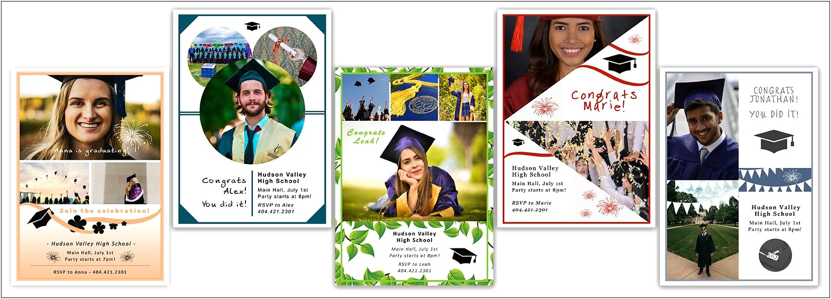 Free Graduation Card Templates For Photoshop