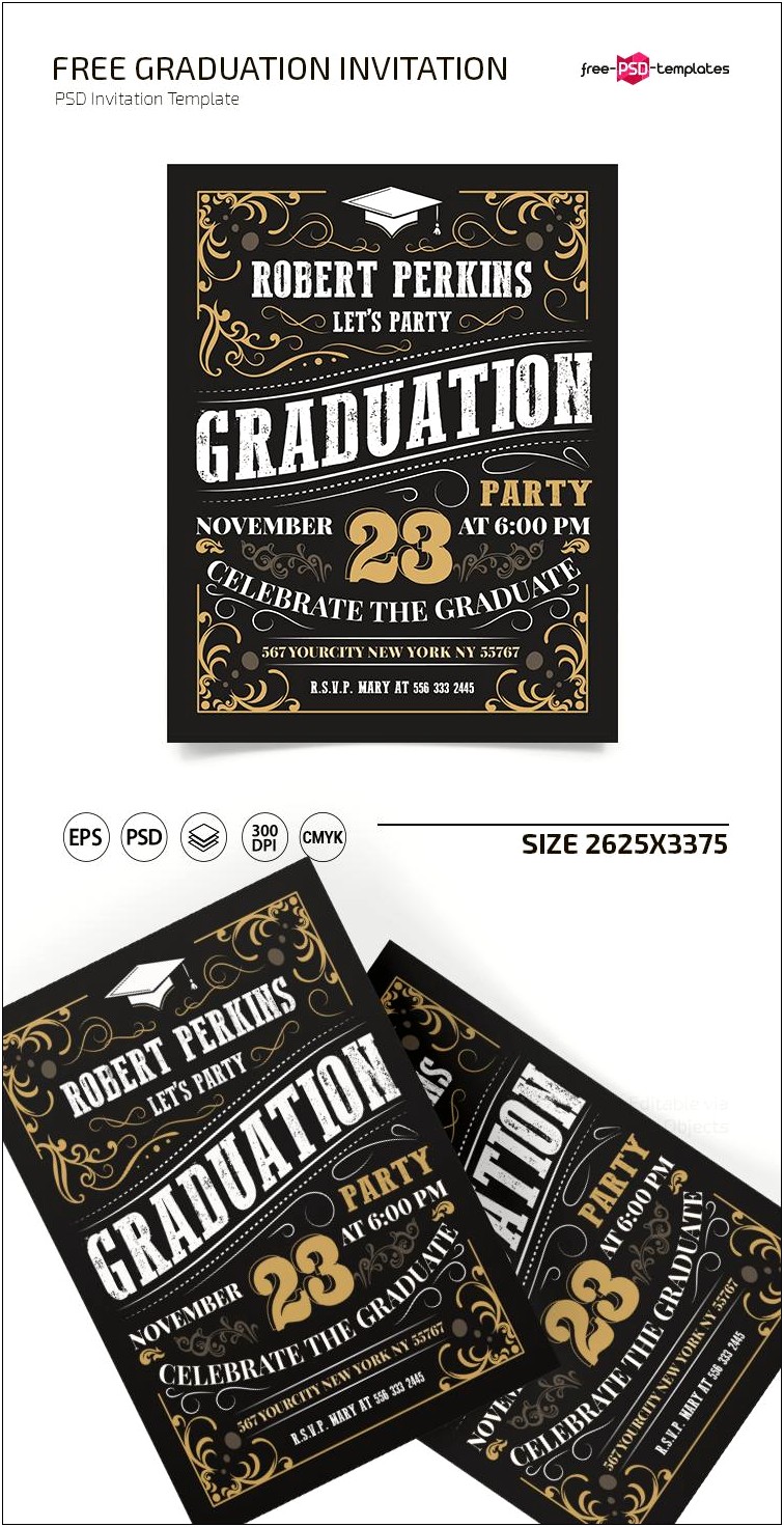 Free Graduation Invitation Templates Free Download