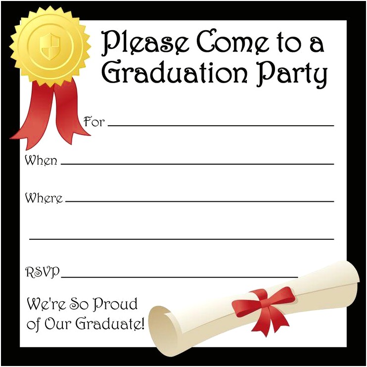 Free Graduation Party Invitation Templates 2015