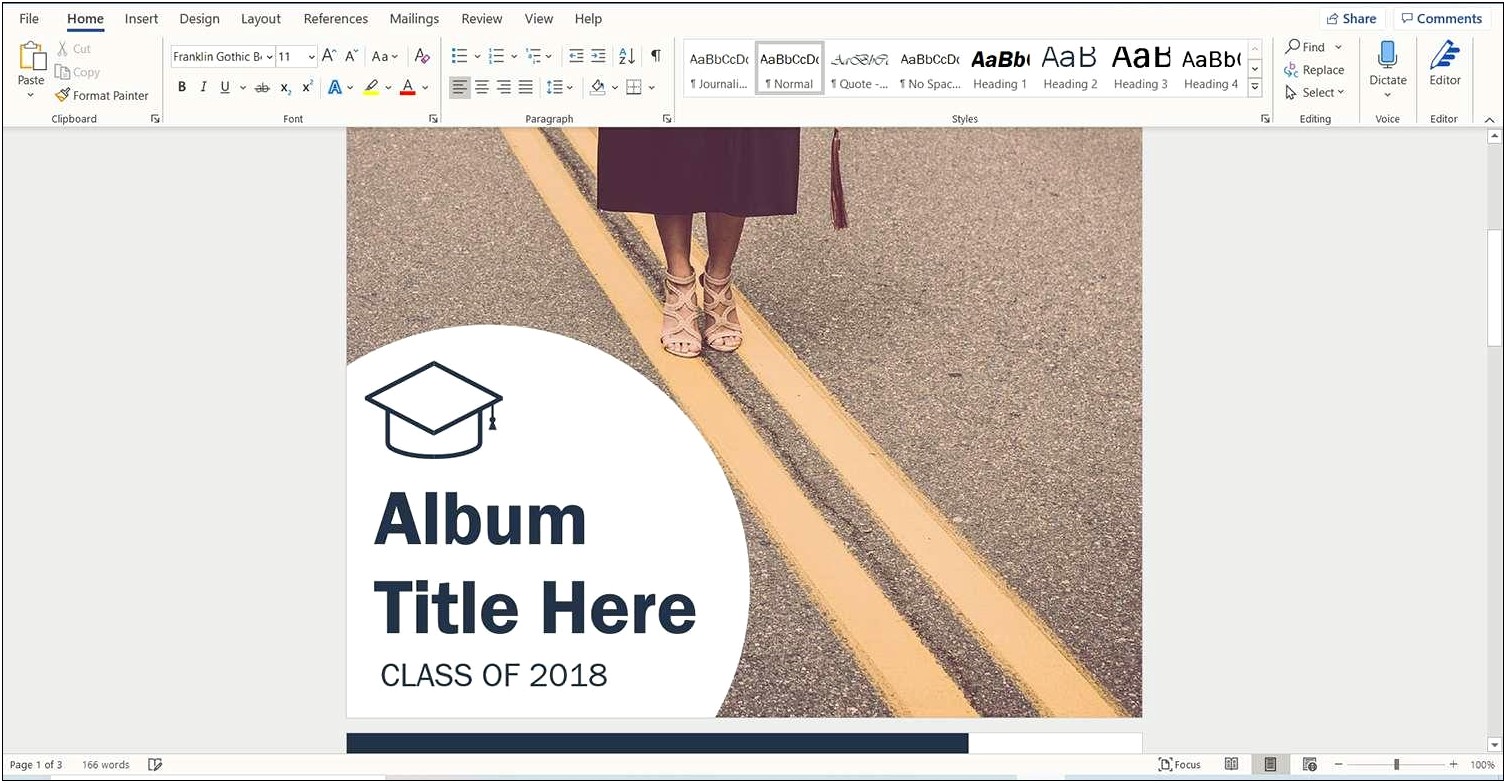 Free Graduation Program Template Word Mac