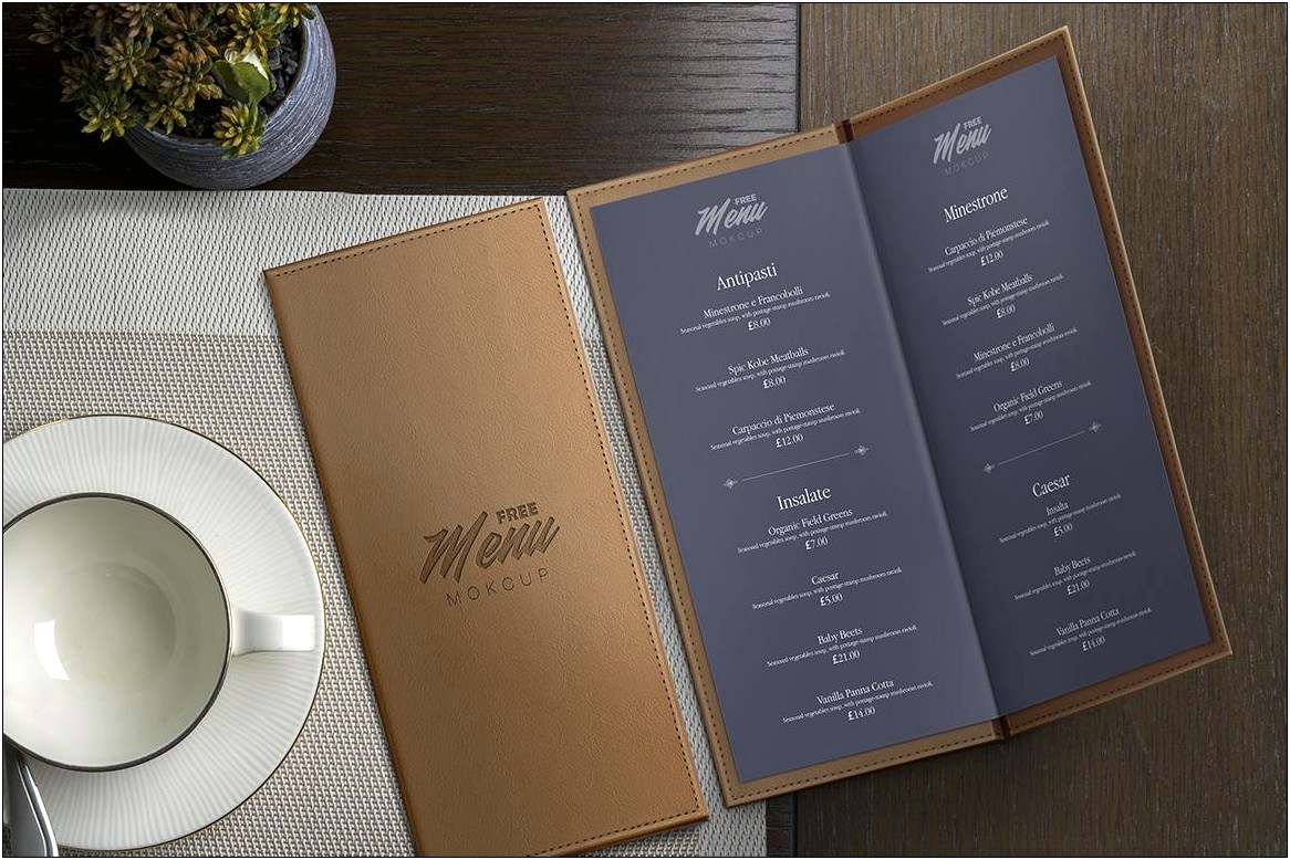 Free Graphic Design Menu Templates For Publisher